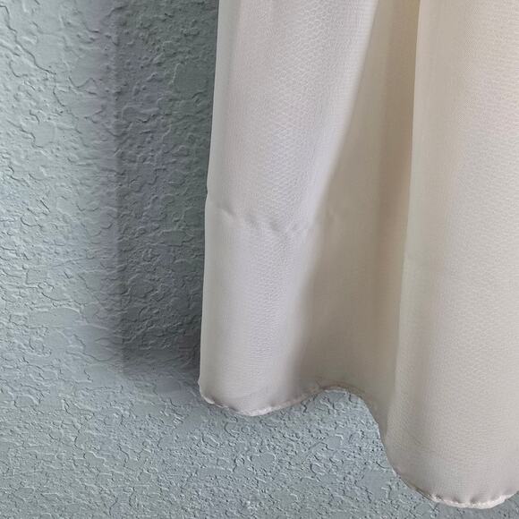 PENELOPE MACK Toddler Girls Gold Beige Dress Floral Embellishments Lace, Sz 2T - Picture 10 of 12